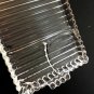 Hazel Atlas Orchard Snack set Candlewick/Boopie Ribbed Clear Glass Tray W/cup