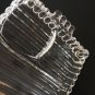 Hazel Atlas Orchard Snack set Candlewick/Boopie Ribbed Clear Glass Tray W/cup