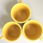Homer Laughlin Fiesta ware Ring Handled Tom & Jerry Mug/set Of 3/yellow