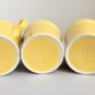 Homer Laughlin Fiesta ware Ring Handled Tom & Jerry Mug/set Of 3/yellow