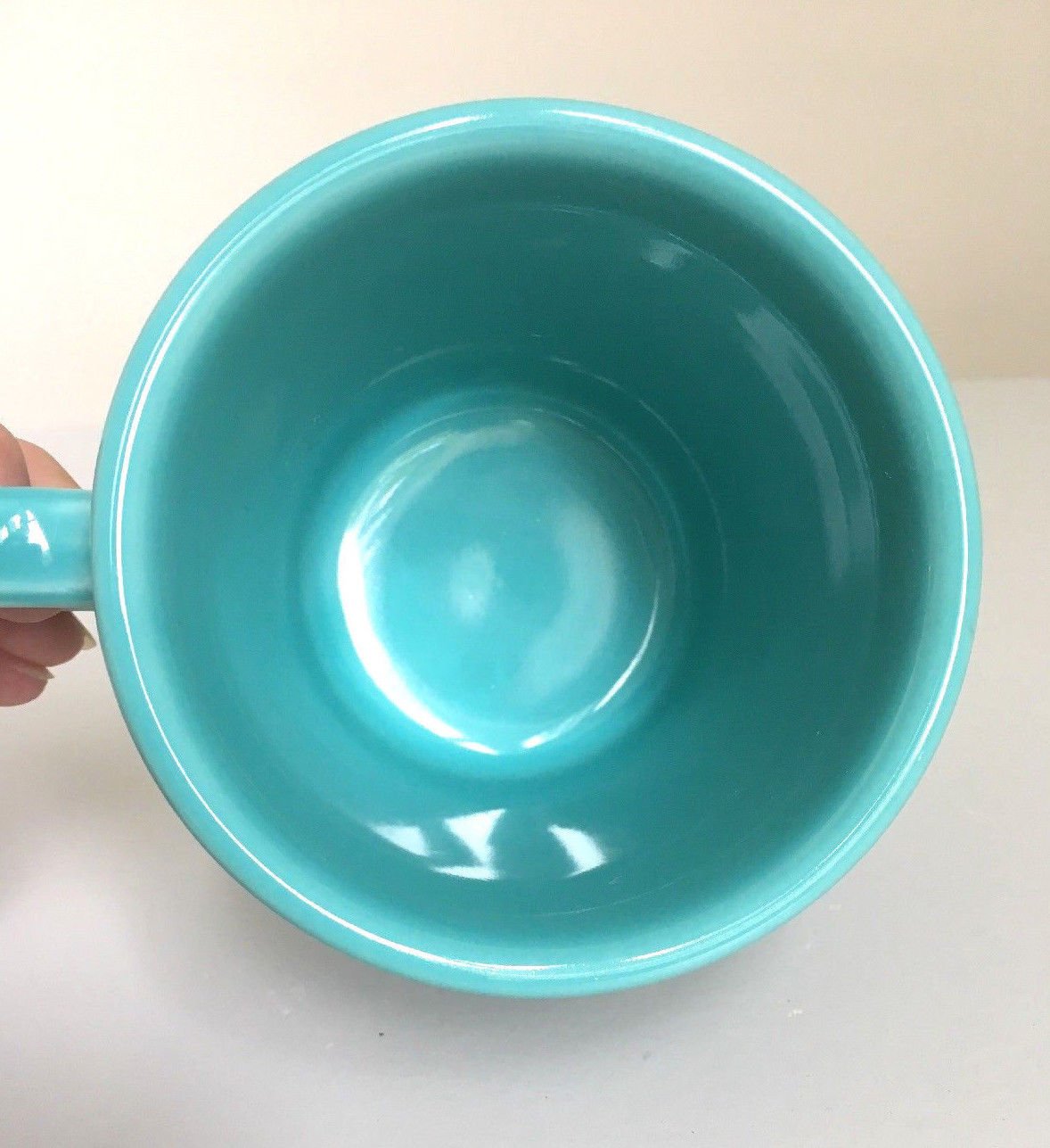 Fiesta Fiestaware Homer LaughlinTom and Jerry Mug/Turquoise Teal/ring ...