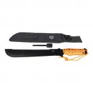Machete with paracord
