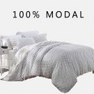 Lenzing Modal 4pcs Ultra Soft Bed Sheet Set-Nature Beech Sateen Weave-Queen Size