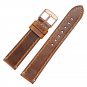 WOCCI Premium Saddle Vintage Leather Watch Bands with Rose Gold Buckle (18mm 20mm 22mm or 24mm)