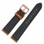 WOCCI Premium Saddle Vintage Leather Watch Bands with Rose Gold Buckle (18mm 20mm 22mm or 24mm)