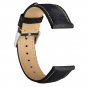 WOCCI Black Vintage Leather Watch Band, Wristwatch Strap Width (18mm,20mm or 22mm), FMY4X6ZK1