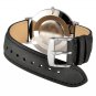 WOCCI Black Vintage Leather Watch Band, Wristwatch Strap Width (18mm,20mm or 22mm), FMY4X4ZK1