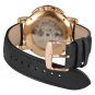 18mm,20mm,22mm Leather Watch Band - WOCCI Quick Release Strap - Rose Gold Buckle