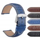 WOCCI 18mm 20mm 22mm Quick Release Watch Band, Alligator Embossed Leather Strap