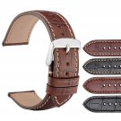 WOCCI Italy Leather Watch Band 18mm 19mm 20mm 21mm 22mm Alligator Embossed Strap