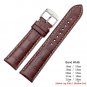 WOCCI Italy Leather Watch Band 18mm 19mm 20mm 21mm 22mm Alligator Embossed Strap