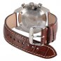 WOCCI Italy Leather Watch Band 18mm 19mm 20mm 21mm 22mm Alligator Embossed Strap