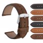 WOCCI 18mm 20mm 22mm Suede Vintage Leather Watch Band,Quick Release Watch Strap