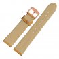 WOCCI 18mm 19mm 20mm 21m or 22mm Vintage Leather Watch Band,Rose Gold Buckle