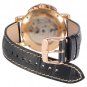 WOCCI 18mm 19mm 20mm 21mm 22mm Embossed Leather Watch Band / Rose Gold Buckle