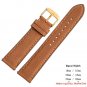 WOCCI Quick Release 18mm 20mm 22mm Suede Vintage Leather Watch Band Gold Buckle