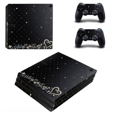 Kingdom Hearts Quality Vinyl Skin Sticker for Sony PlayStation 4 Pro Console