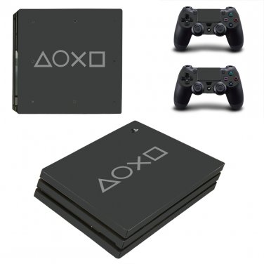 Vinyl PlayStation 4 Gray Edition Decal Sticker for Sony PlayStation 4 Pro