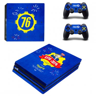 Fallout 76 Vinyl Decal Sticker for Sony PlayStation 4 Pro