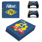 Decal Fallout 76 Skin Sticker for Sony PlayStation 4 Pro
