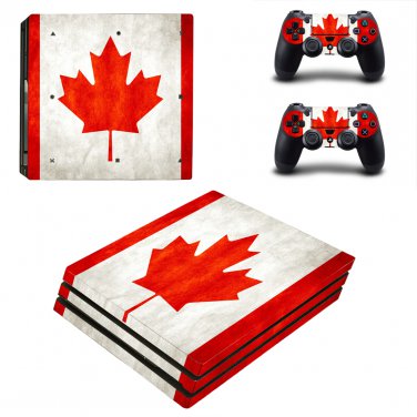 Canada Vinyl Decal Skin Sticker for Sony PlayStation 4 Pro