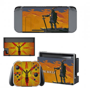 Dark Souls Decal Skin Sticker for Nintendo Switch - Console and 2 Controllers