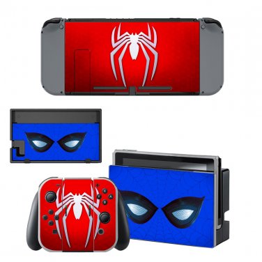 Spiderman Decal Skin Sticker for Nintendo Switch - Console and 2 Controllers