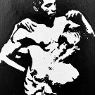Sensual Dance nude naked men. acrylic painting