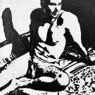 Sitting Waiting For Romance acrylic painting