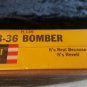 1/181 Revell Air Power B-36 Jet-Prop Bomber H-139 1961 Release