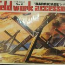 1/48 Field Work Accessory  BARRICADES  Bandai 8234-125  No.6