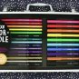 Art 101 Deluxe Color & Doodle Case 15 Colored Pencils & 10 Felt Tip Pens