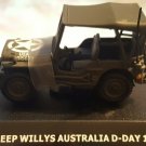 1/43 Willys Jeep Australia D-Day 1944 DieCast Model