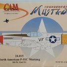 1/24 P-51C MUSTANG 5th Fighter Squadron 52nd Fighter Group CAM DECALS 24-015 OOP 1/24 P-51C MUSTANG 5th Fighter Squadron 52nd Fighter Group CAM DECALS 24-015 OOP