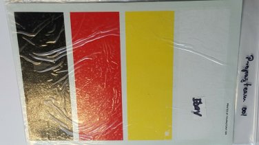 All Scales BLACK RED YELLOW WHITE Decals Propagteam for Aircraft ETC. OOP