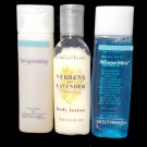 Hotel Style Toiletry 1x Bath Gel 1x Mouth Wash 1x Body Lotion Travel Size