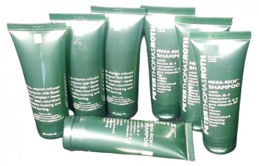 7x Peter Thomas Roth Mega Rich Nourishing Shampoo w/ Biotin B-7  24ml / .8 fl oz