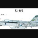 1/32 F/A-18C HORNET USS ENTERPRISE, CVN-65, CVW-8, 2001 VFA-15,CAM DECALS 32-152 1/32 F/A-18C HORNET USS ENTERPRISE, CVN-65, CVW-8, 2001 VFA-15,CAM DECALS 32-152