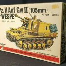 1/48 WESPE PZ. H AUF GW II (105 mm,) with 4 soldiers, BANDAI 8221 VINTAGE