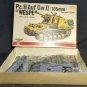 1/48 WESPE PZ. H AUF GW II (105 mm,) with 4 soldiers, BANDAI 8221 VINTAGE