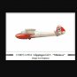 1/72 Göppingen GÖ-3 MINIMOA single-seat sailplane GERMANY 1935 Miku-Model