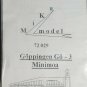 1/72 Göppingen GÖ-3 MINIMOA single-seat sailplane GERMANY 1935 Miku-Model