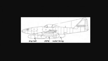 1/48 Messerschmitt Me-262 C-3 Rocket Engine Conversion HeimatSchuetzer IV