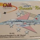 1/32 F/A-18C HORNET VFA-81 SUNLINERS , Enduring Freedom CAM DECALS 32-151 1/32 F/A-18C HORNET VFA-81 SUNLINERS , Enduring Freedom CAM DECALS 32-151
