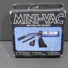 Mini-Vac Portable Miniature Cleaning System. One Tool For 100 Uses.