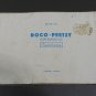 German Roco Peetzy Supermodelle Typenkatalog #184 Vintage Collectible