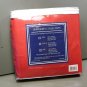 University Collection Microfiber Sheet Set, Full Size, Red