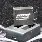 Beston Battery Pack, 3.7v 850mAh 3.2Wh, Li-ion with Dual Charger