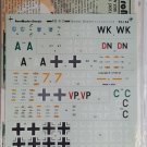 1/72 Messerschmitt Me-410 Hornet Destroyer AEROMASTER 72-154 TOP DECALS OOP