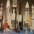 1:128 Scale US SPACE MISSILES-HERTIAGE EDITION by Monogram #6055 NO BOX ! 1:128 Scale US SPACE MISSILES-HERTIAGE EDITION by Monogram #6055 NO BOX !